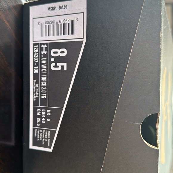 Under Armour CF Force 2.0 FG soccer cleats. Brand new in box. - Picture 6 of 6